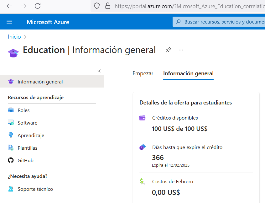 Azure Tips. Crear la suscripción Azure para Estudiantes