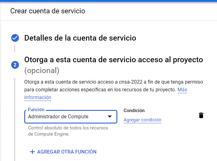 crear clave cuenta servicio3