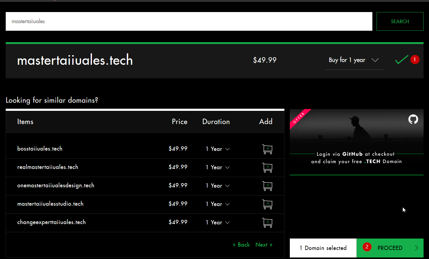 tech domain disponible