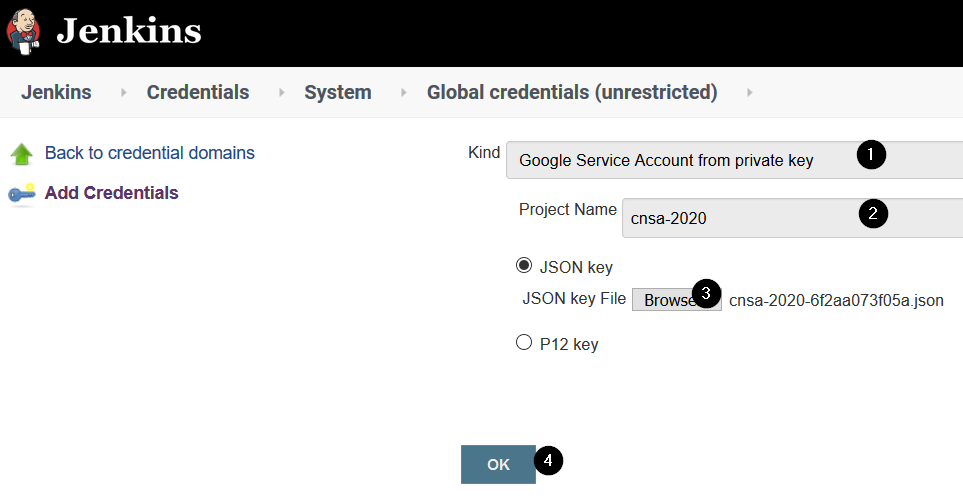 jenkins credentials container registry