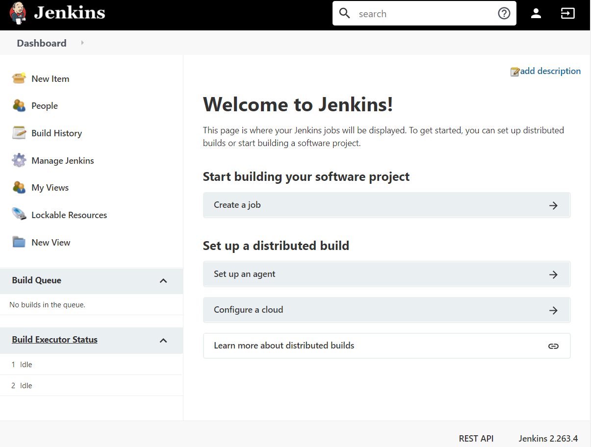 jenkins welcome