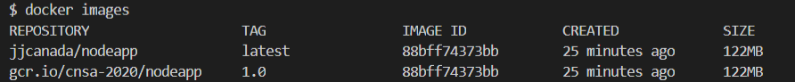 docker tag nodeapp